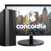 Computador SFF Concórdia Completo Com Monitor 19,5'' Core I5 4GB DDR3 SSD 120GB Linux